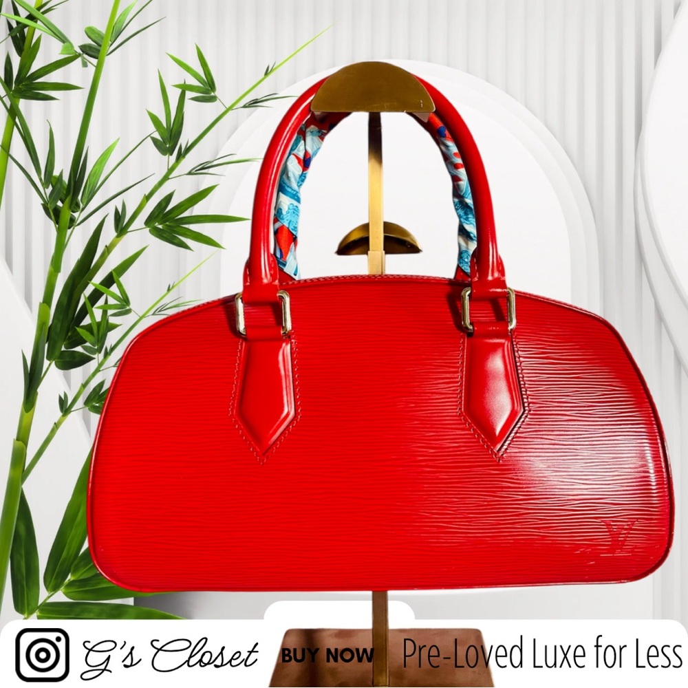 LV vintage Jasmine Epi Leather Handbag